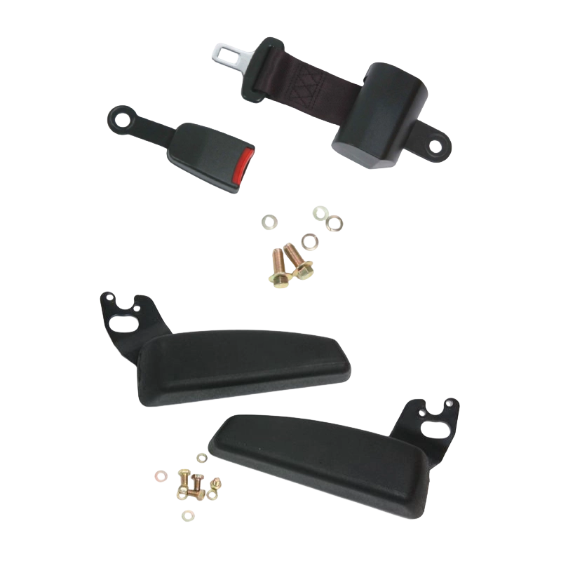 BF1-1 Siyah Vinilli İçten Yanmalı Forkliftler için Dayanıklı Ergonomik Sertifikalı Forklift Koltuğu