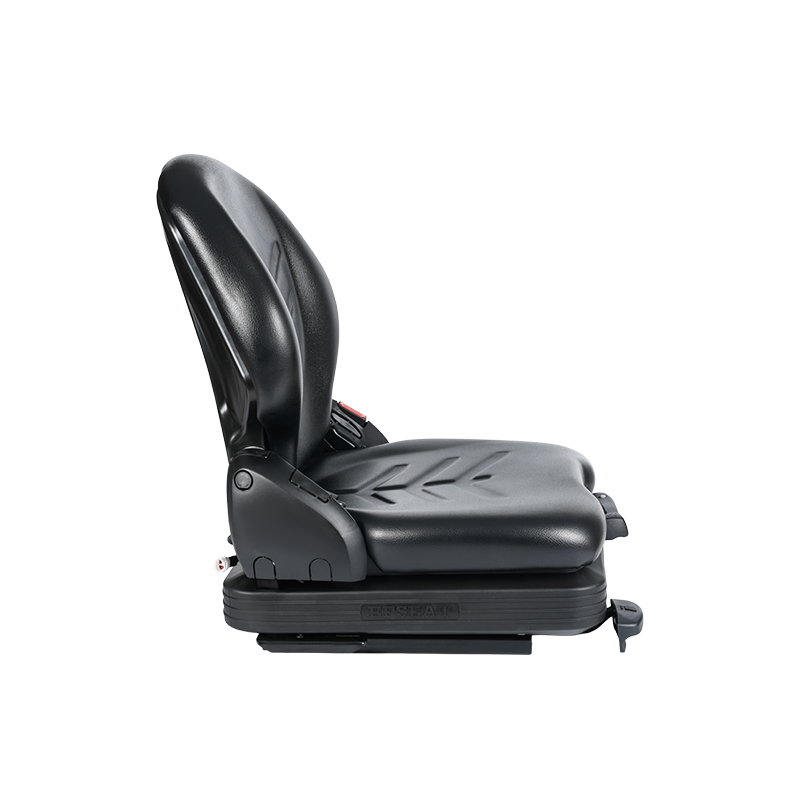 Malzeme Taşıma Forklift Ekipmanı için BF16 Düşük Profilli Vinil Yedek Mekanik Süspansiyonlu Koltuk - EN13490 IT1+IT2 ile Siyah