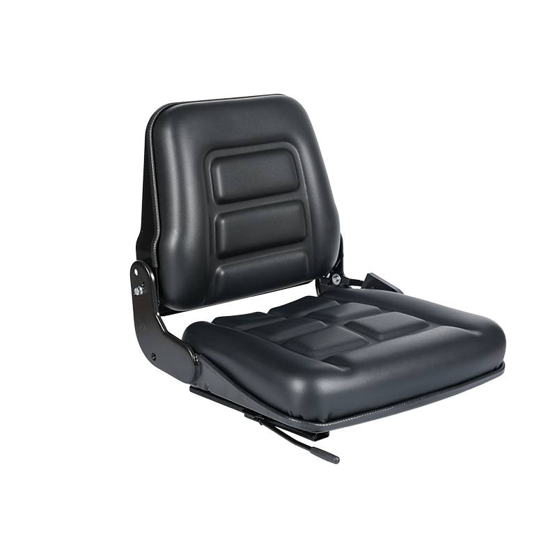 BF1-2 Depo araç filoları için uygun maliyetli siyah vinil katlanır arkalıklı forklift koltuğu