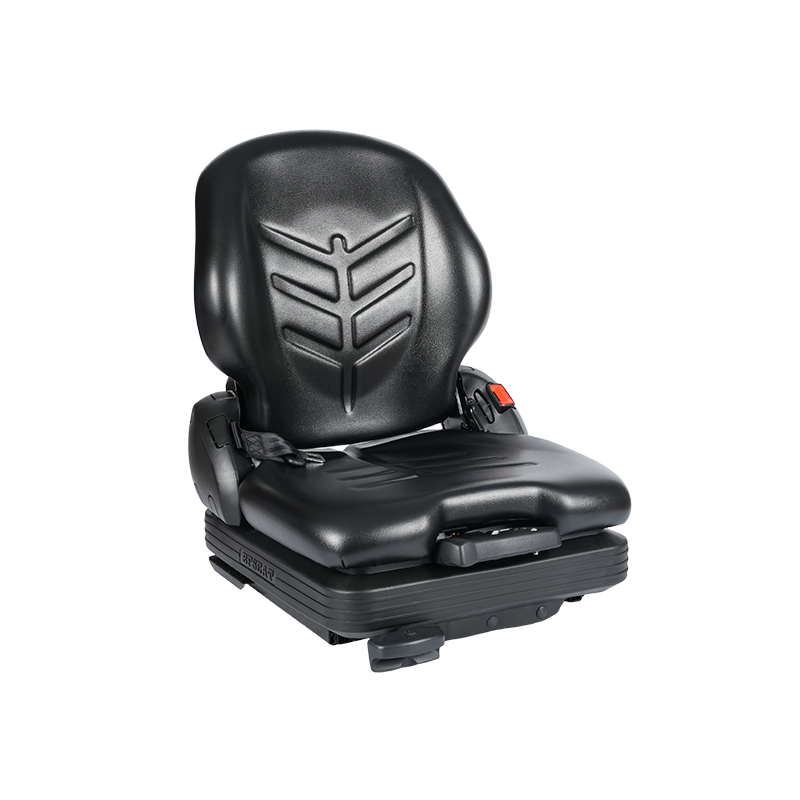 Malzeme Taşıma Forklift Ekipmanı için BF16 Düşük Profilli Vinil Yedek Mekanik Süspansiyonlu Koltuk - EN13490 IT1+IT2 ile Siyah